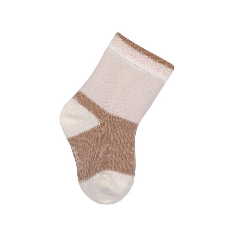 Pack 3 Meias Infantis Lässig - Creme/Rosa