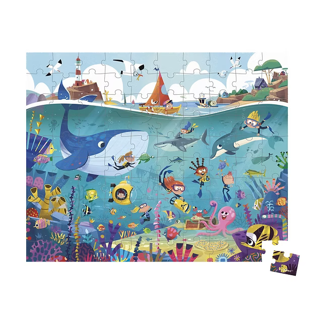 Puzzle Oceano (100 peças) +6A
