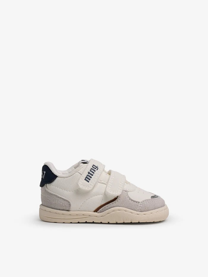 Sapatilhas Barefoot MTNG Free Baby – Branco/Gris