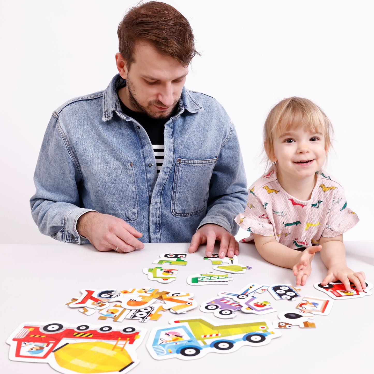 Progressive Puzzles – Veículos + 2 anos (Banana Panda)
