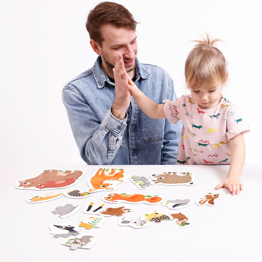 Progressive Puzzles – Animais da Floresta + 2 anos (Banana Panda)