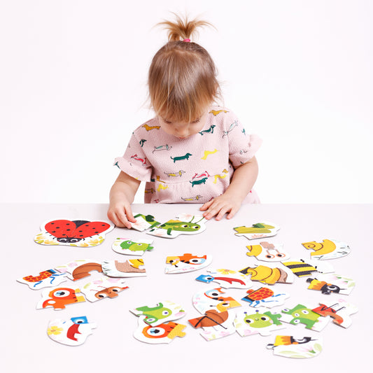Progressive Puzzles – Pequenas Criaturas + 2 anos (Banana Panda)
