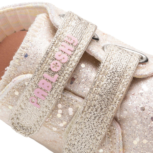 Zapatillas Pablosky Lona Brillo - Dorado