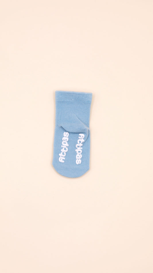 Meias Antiderrapantes Attipas Rainbow - Azul (1 par)