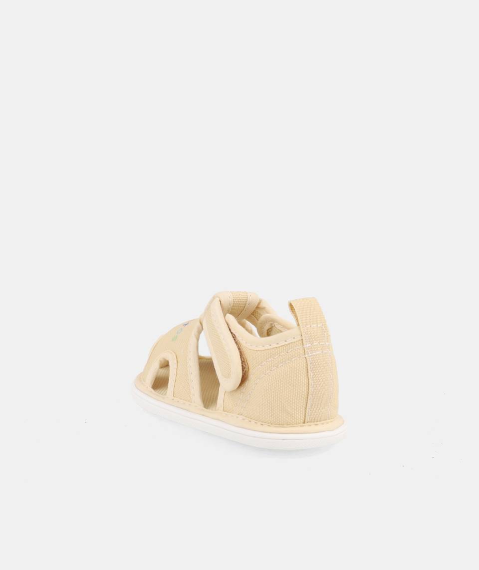 Sandálias Lona Blanditos - Betta Beige