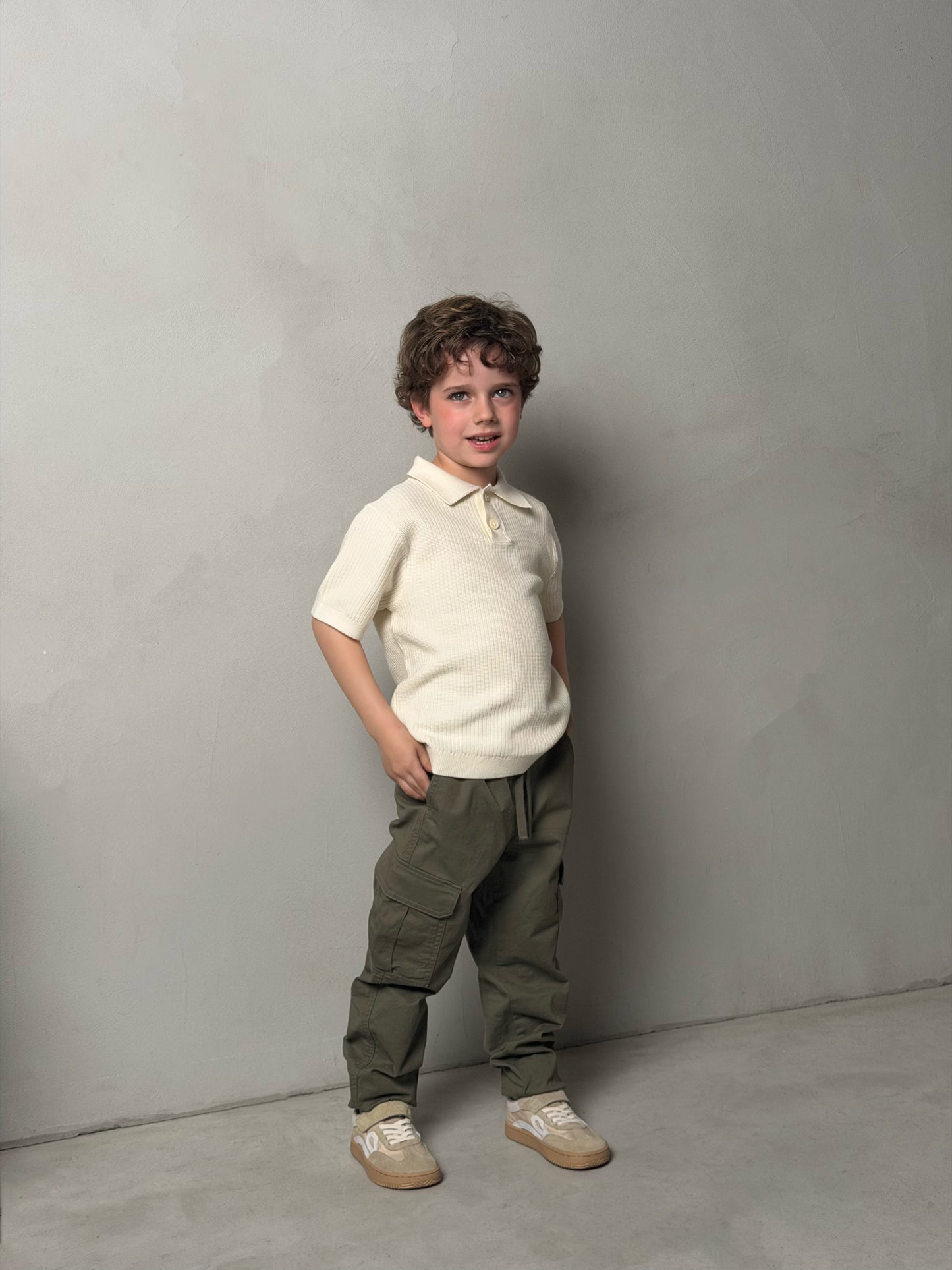 Sapatilhas Lejan Nylon Kids - Beige