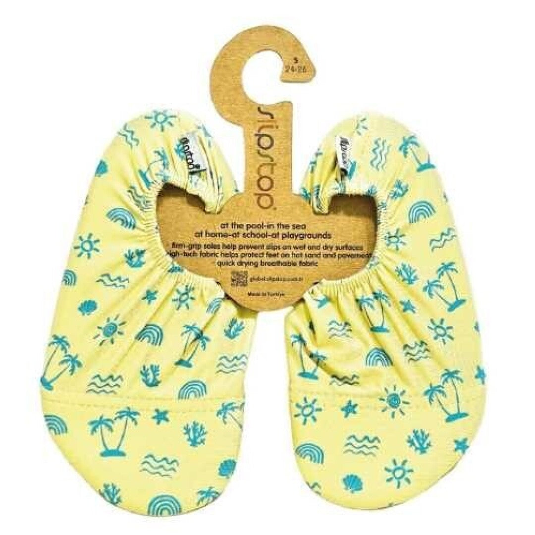Meias de Piscina Slip Stop - Neon Palms