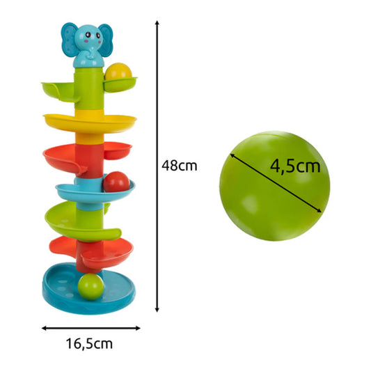 Torre de Bolas com Pista Espiral – Kruzzel +18M