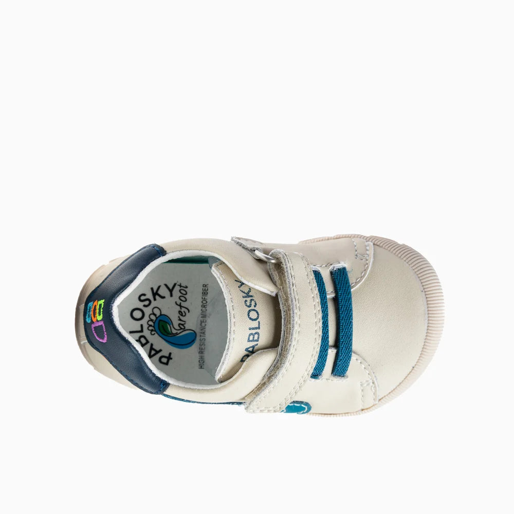 Sapatilhas Barefoot Pablosky Ziggy – Creme