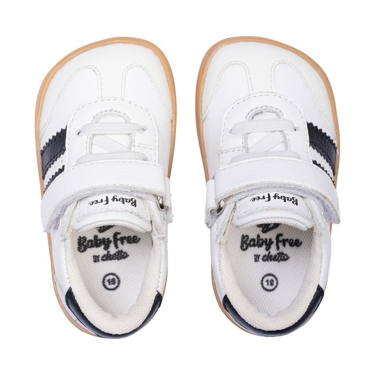 Sapatilhas Barefoot Chicago Baby Free - Branco