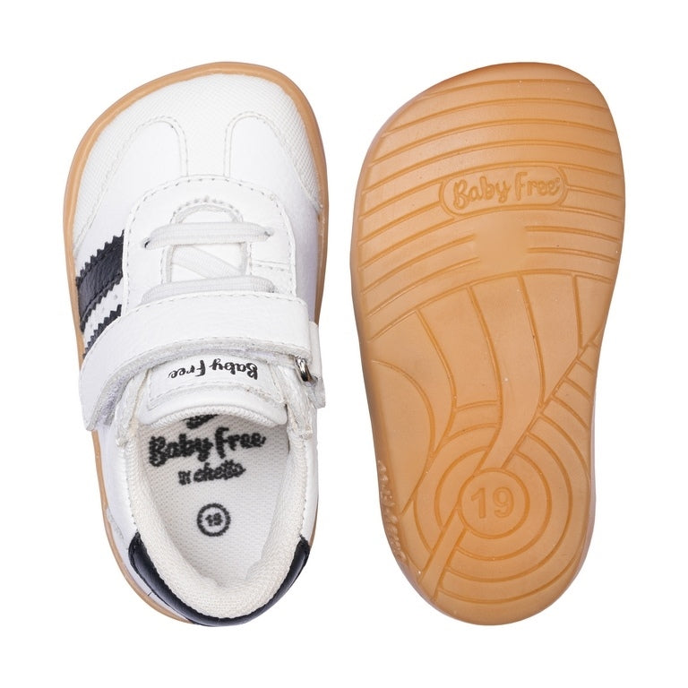 Sapatilhas Barefoot Chicago Baby Free - Branco