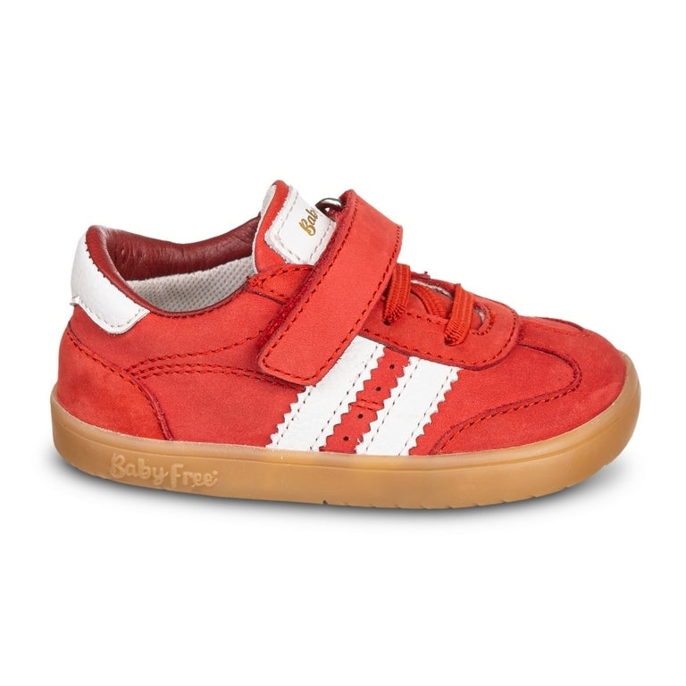 Sapatilhas Barefoot Chicago Baby Free - Vermelho