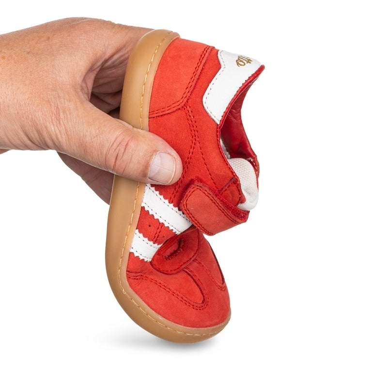 Sapatilhas Barefoot Chicago Baby Free - Vermelho