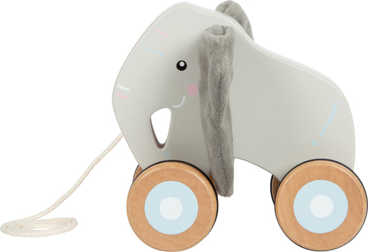 Elefante de Puxar em Madeira
