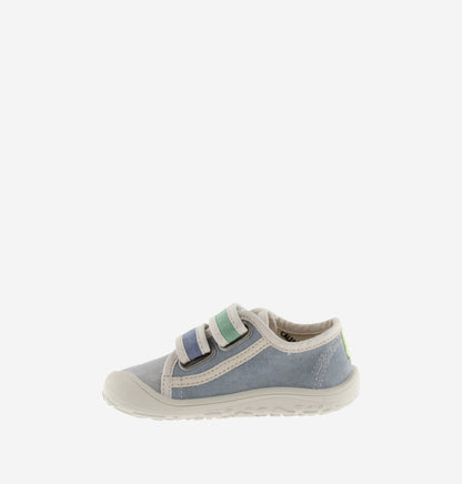 Sapatilhas Bosco Barefoot Basket Tiras Lona - Azul