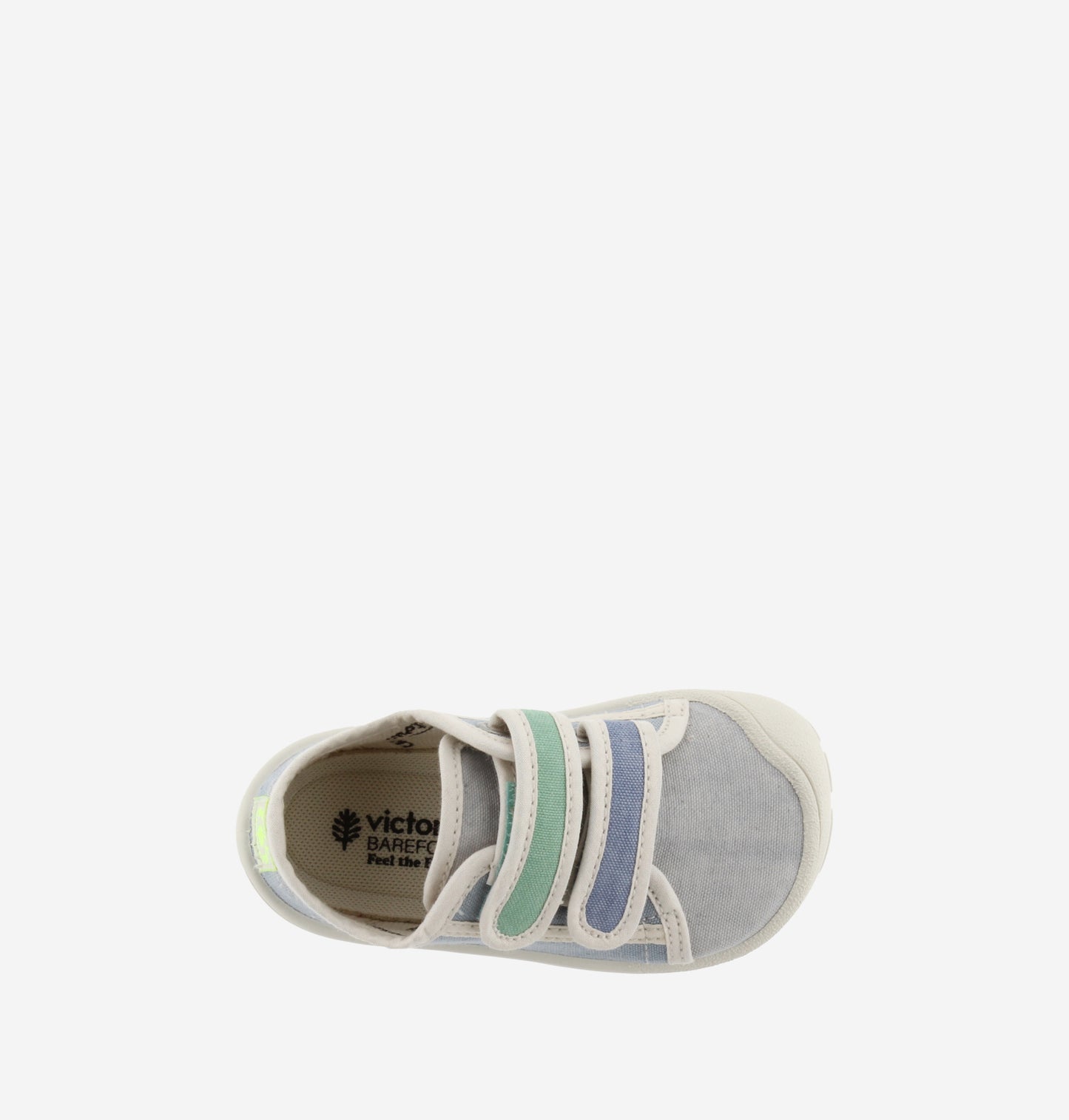 Sapatilhas Bosco Barefoot Basket Tiras Lona - Azul