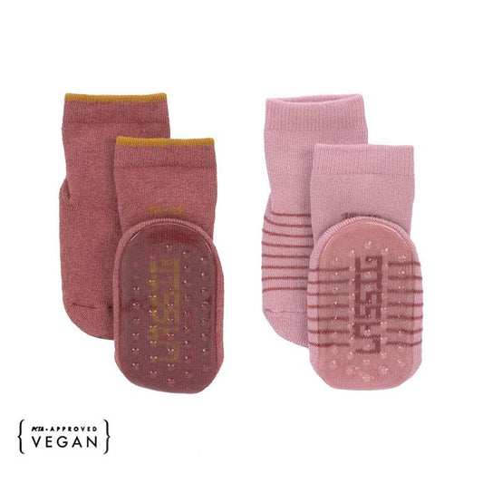 Meias Antiderrapantes da LÄSSIG - Rosa