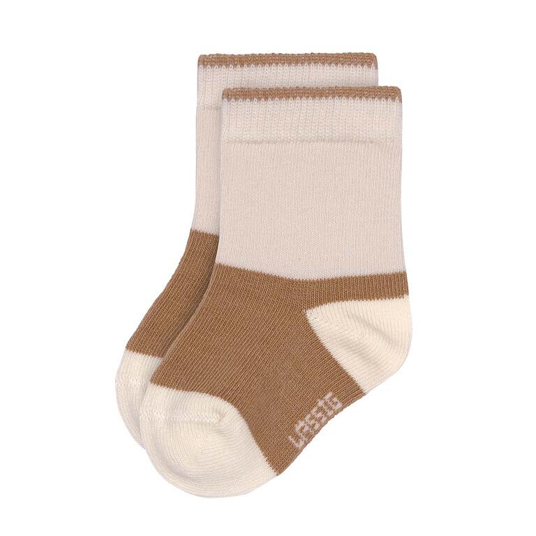 Pack 3 Meias Infantis Lässig - Creme/Rosa