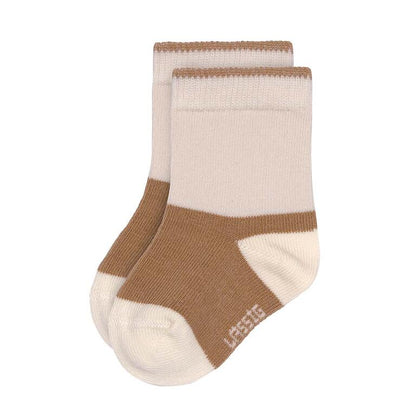 Pack 3 Meias Infantis Lässig - Creme/Rosa