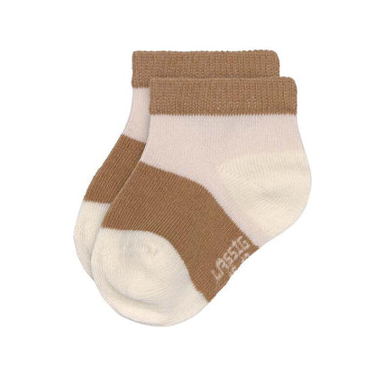 Meias Tornozelo Infantis LÄSSIG - Pack 3 - Rosa/Creme