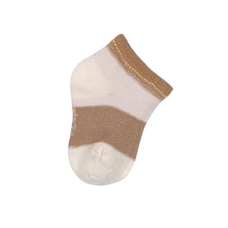 Meias Tornozelo Infantis LÄSSIG - Pack 3 - Rosa/Creme