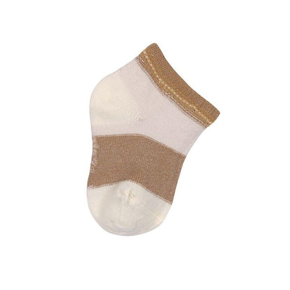 Meias Tornozelo Infantis LÄSSIG - Pack 3 - Rosa/Creme