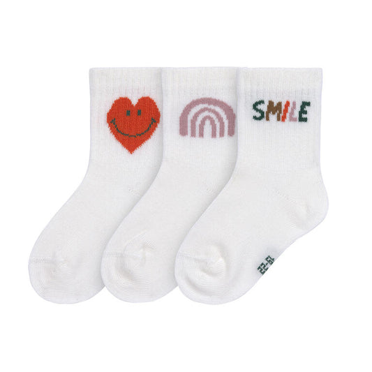 Meias respeitadoras LÄSSIG - Pack 3 - LITTLE SMILE