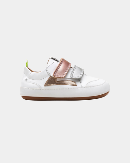 Sapatilhas Barefoot Tip Toey Joey Landy - White/Rose Gold