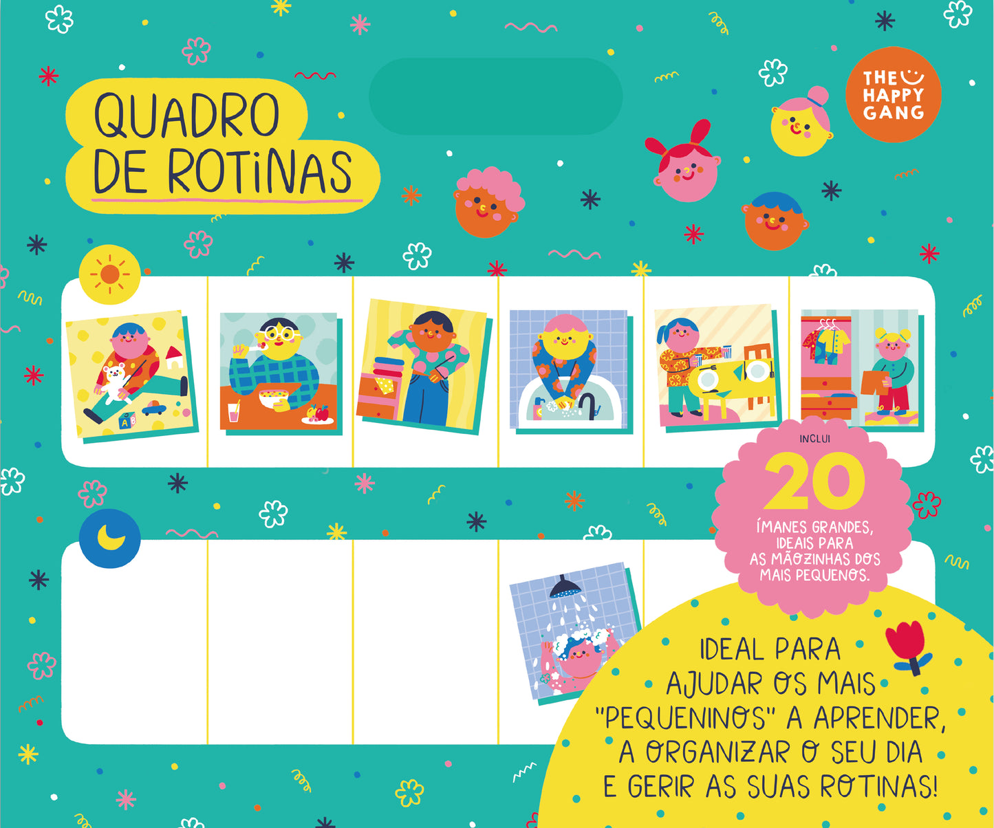 Quadro de Rotinas - Happy Colors