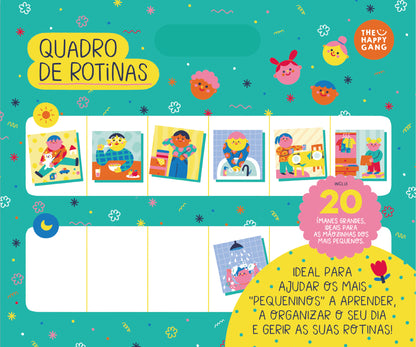 Quadro de Rotinas - Happy Colors