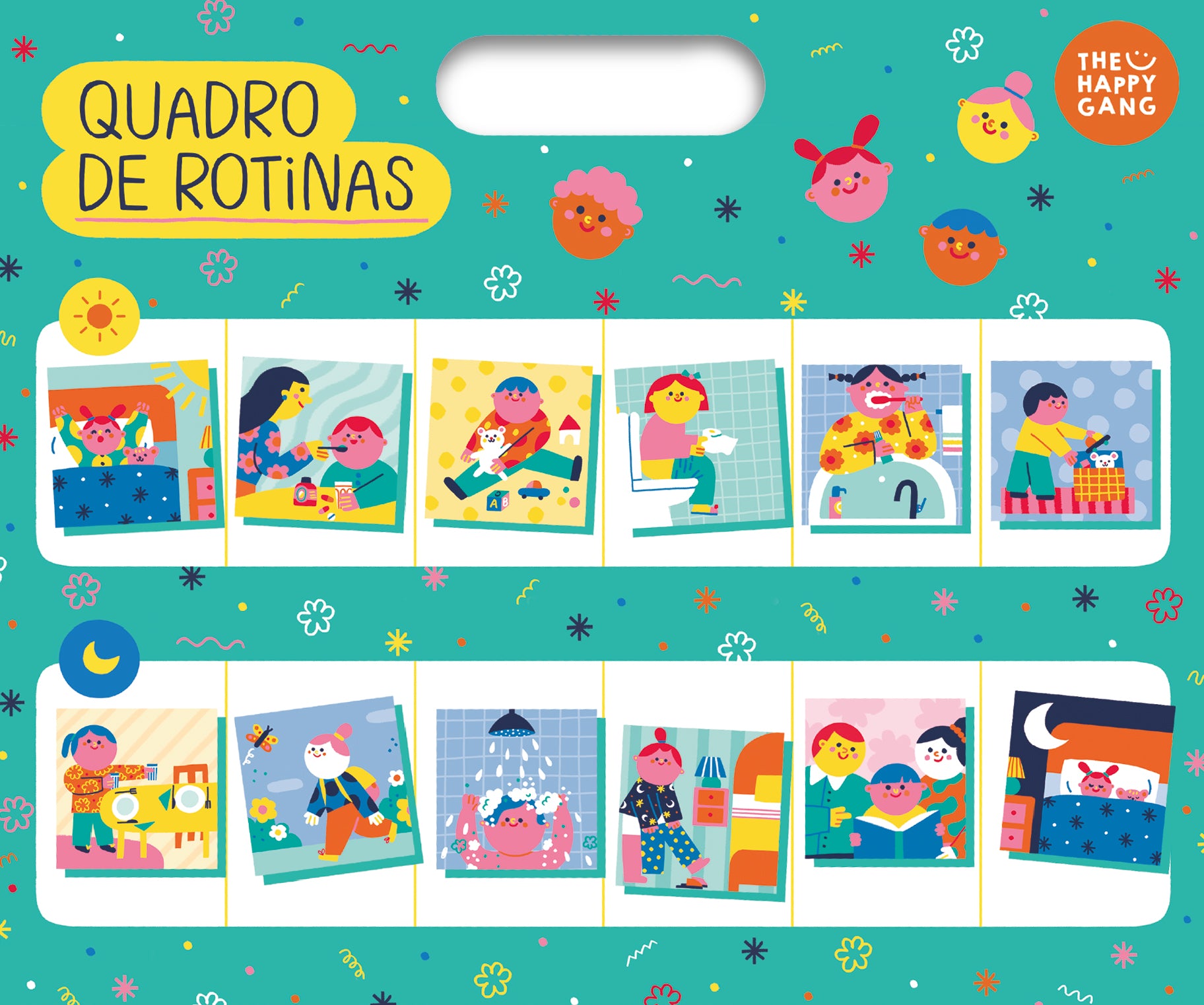 Quadro de Rotinas - Happy Colors