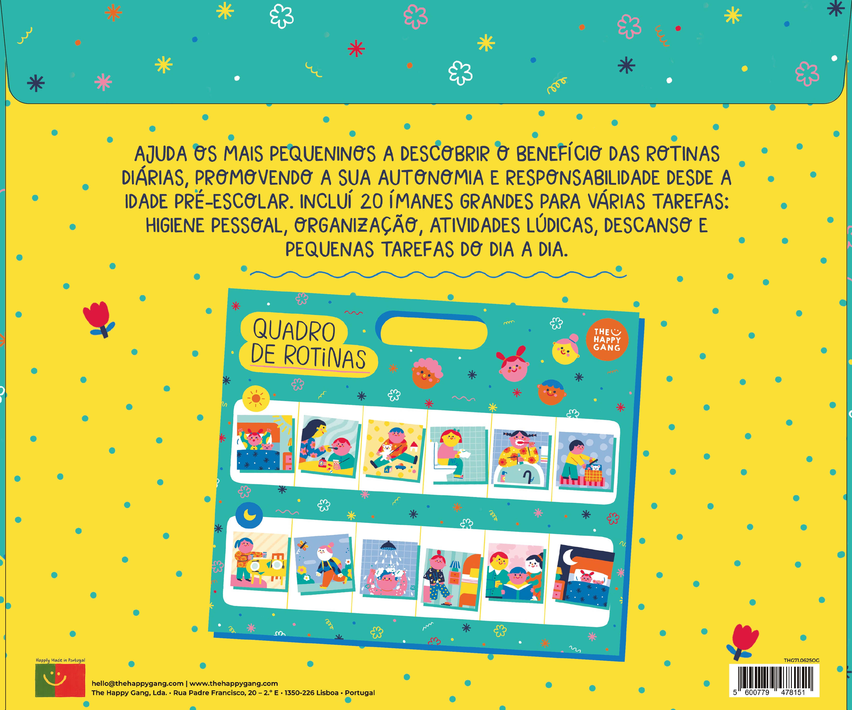 Quadro de Rotinas - Happy Colors