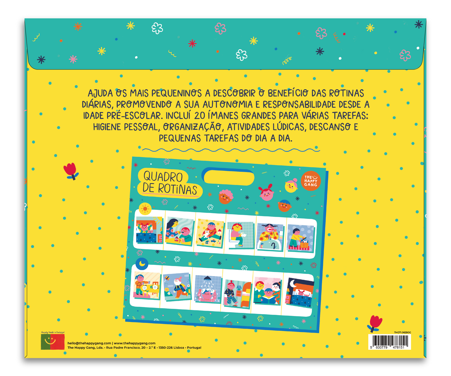 Quadro de Rotinas - Happy Colors