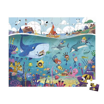 Puzzle Oceano (100 peças) +6A