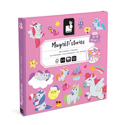 Magneti’Stories Unicórnios – Jogo Magnético +3A