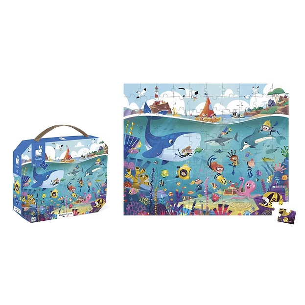 Puzzle Oceano (100 peças) +6A
