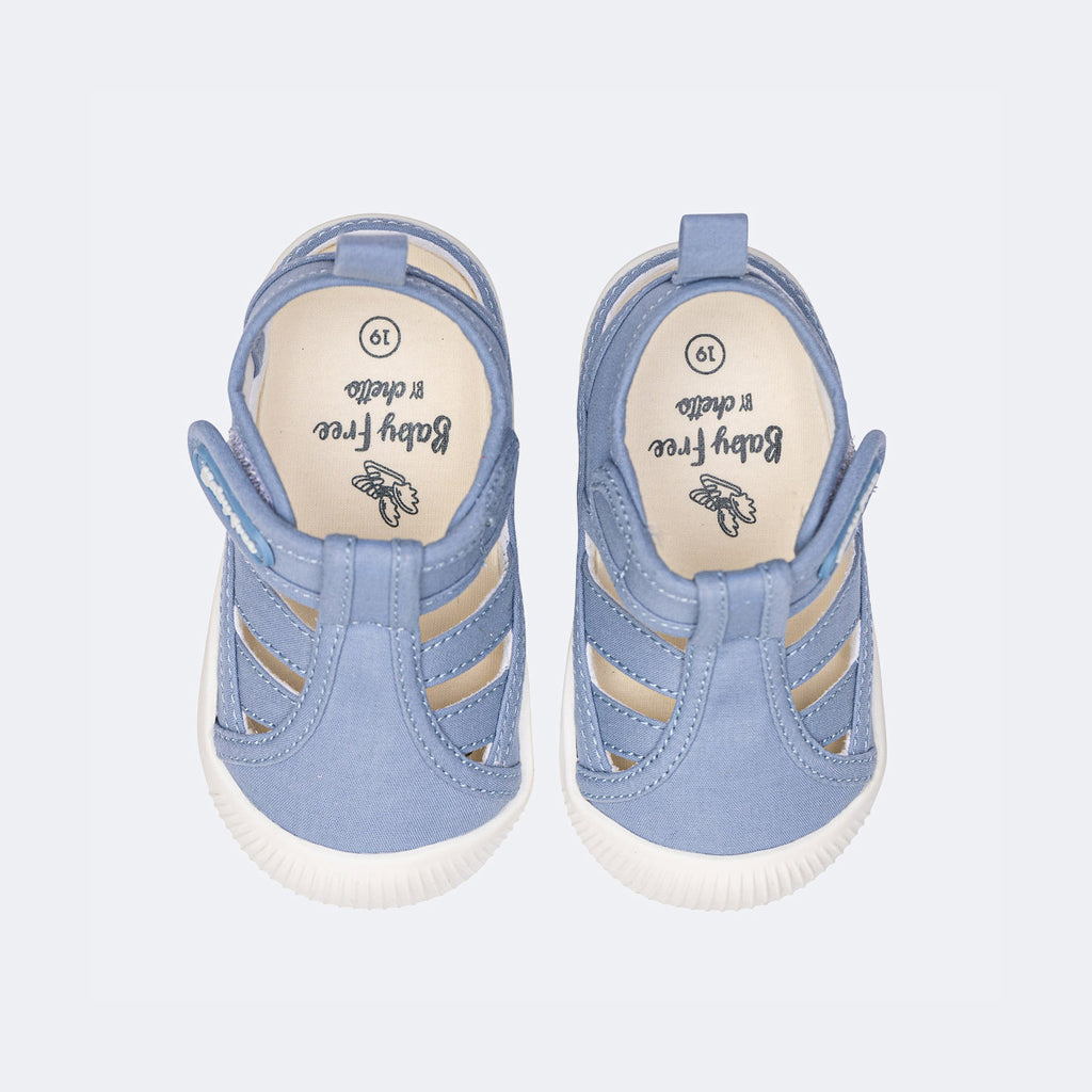 Sandálias Barefoot Babyfree - Azul