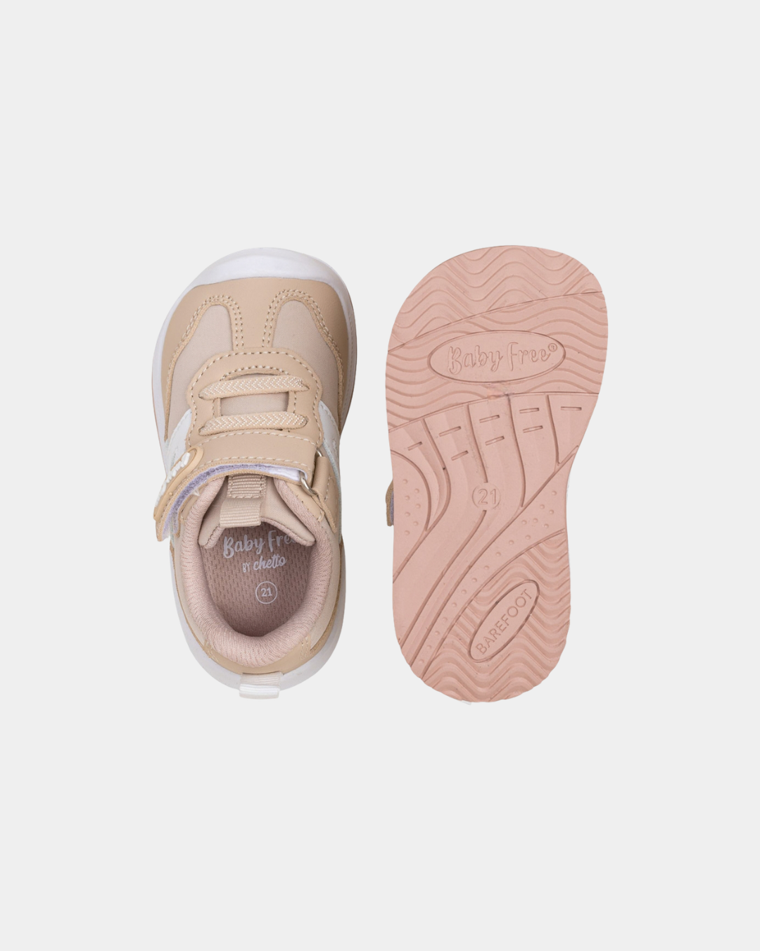 Sapatilhas Barefoot Chetto Repelentes à Água - Beige