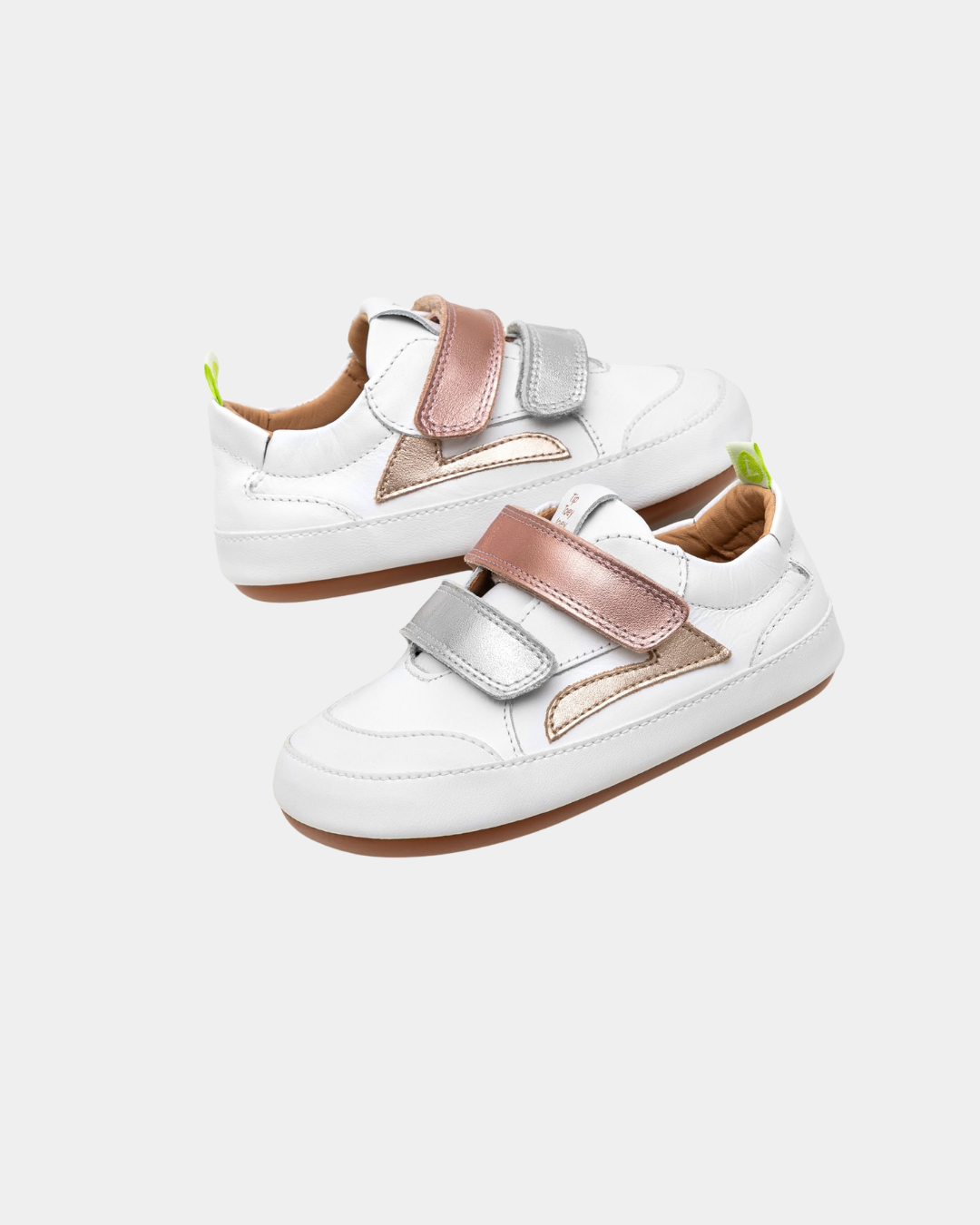 Sapatilhas Barefoot Tip Toey Joey Landy - White/Rose Gold