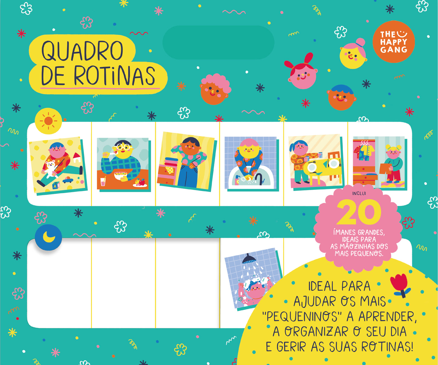 Quadro de Rotinas - Happy Colors