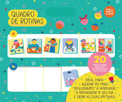 Quadro de Rotinas - Happy Colors