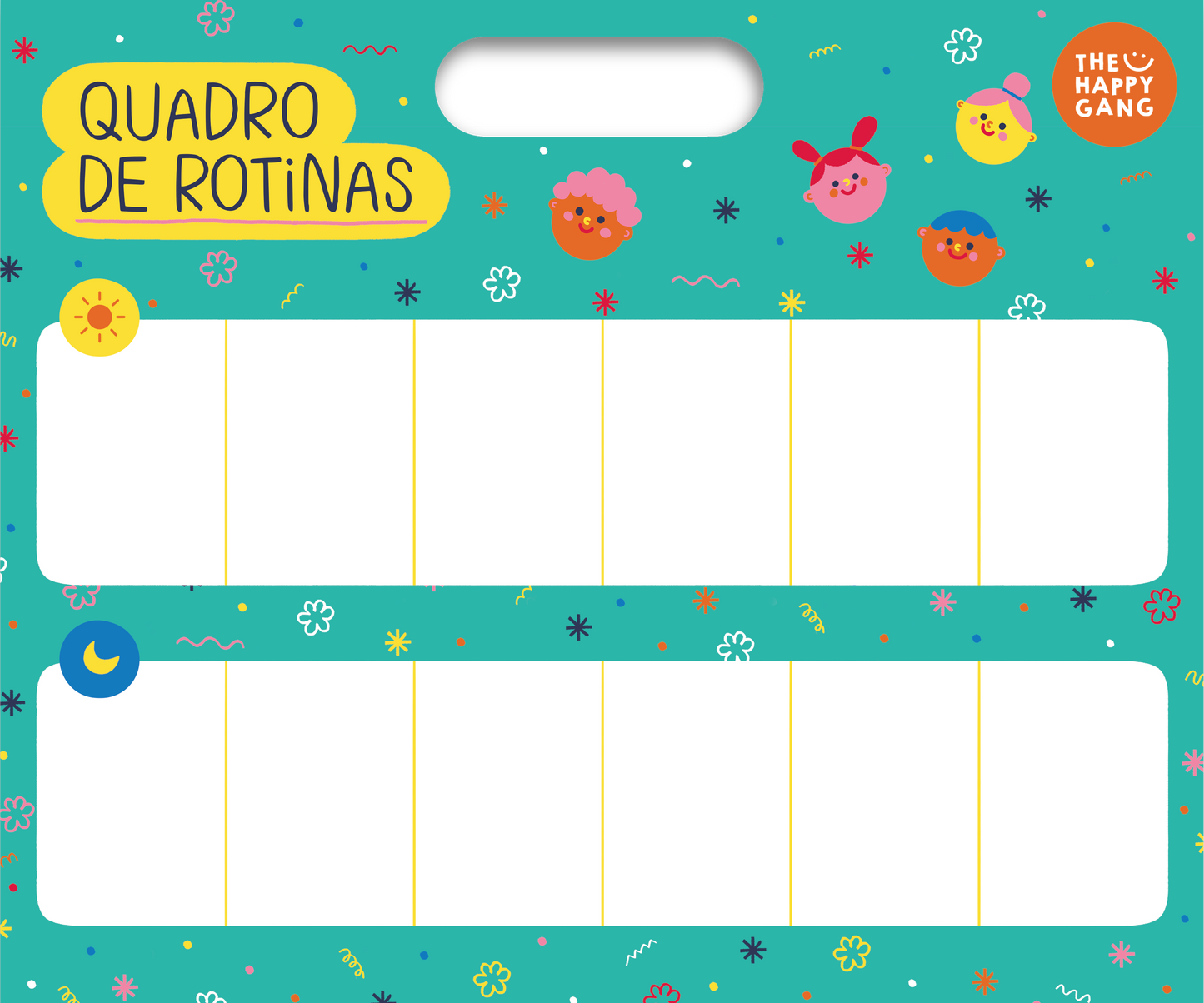 Quadro de Rotinas - Happy Colors