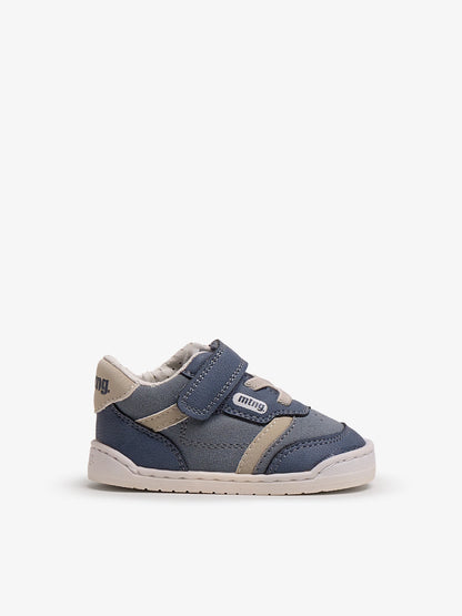 Sapatilhas Barefoot MTNG Free Baby - Azul/Gris