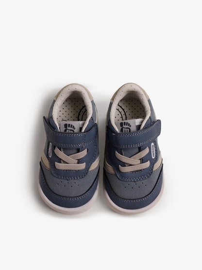Sapatilhas Barefoot MTNG Free Baby - Azul/Gris