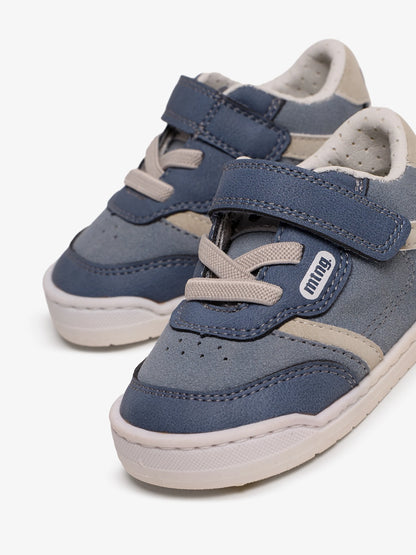 Sapatilhas Barefoot MTNG Free Baby - Azul/Gris