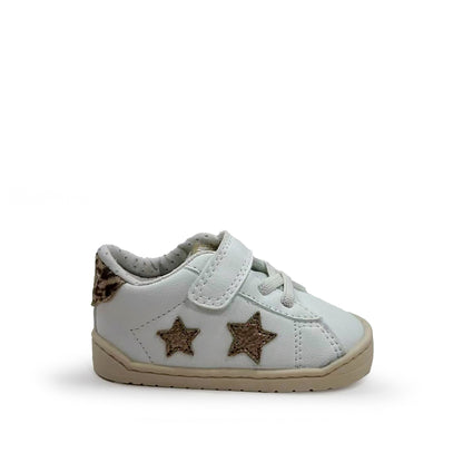 Sapatilhas Barefoot MTNG Free Baby - Star Branco