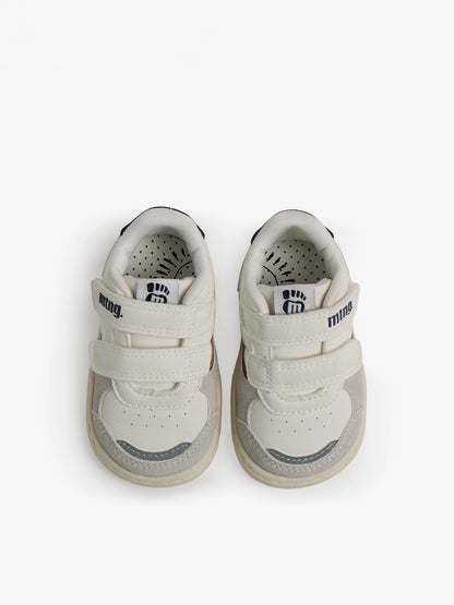 Sapatilhas Barefoot MTNG Free Baby – Branco/Gris