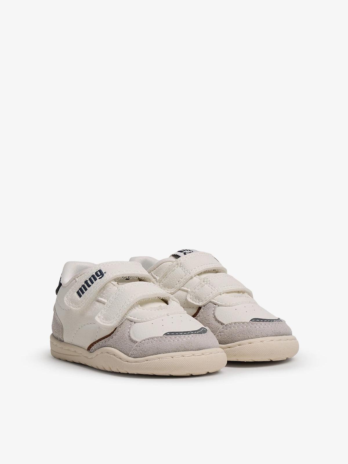 Sapatilhas Barefoot MTNG Free Baby – Branco/Gris