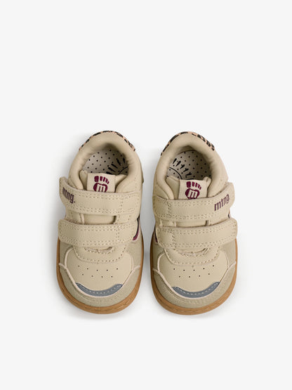 Sapatilhas Barefoot MTNG Free Baby – Bege/Leopardo