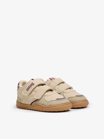 Sapatilhas Barefoot MTNG Free Baby – Bege/Leopardo